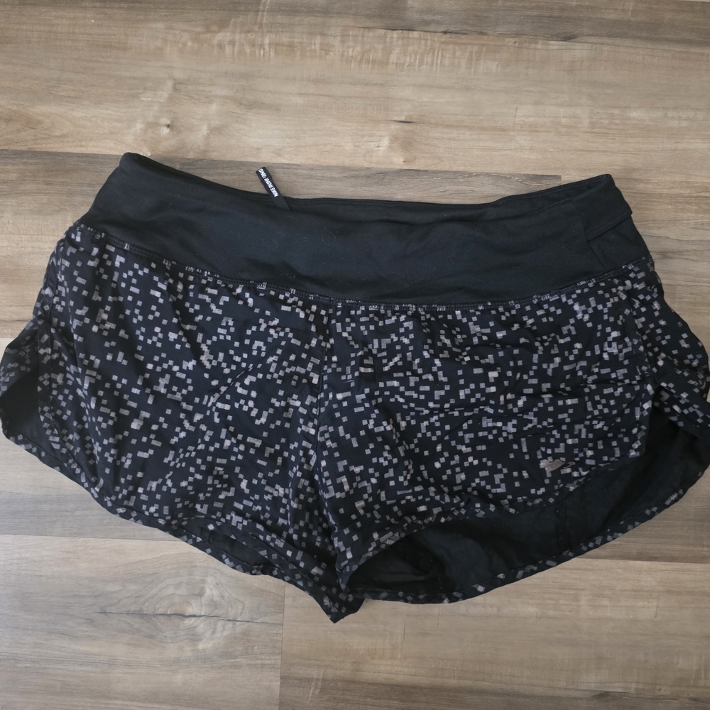 Nike Women's Black and Gray Athletic Shorts